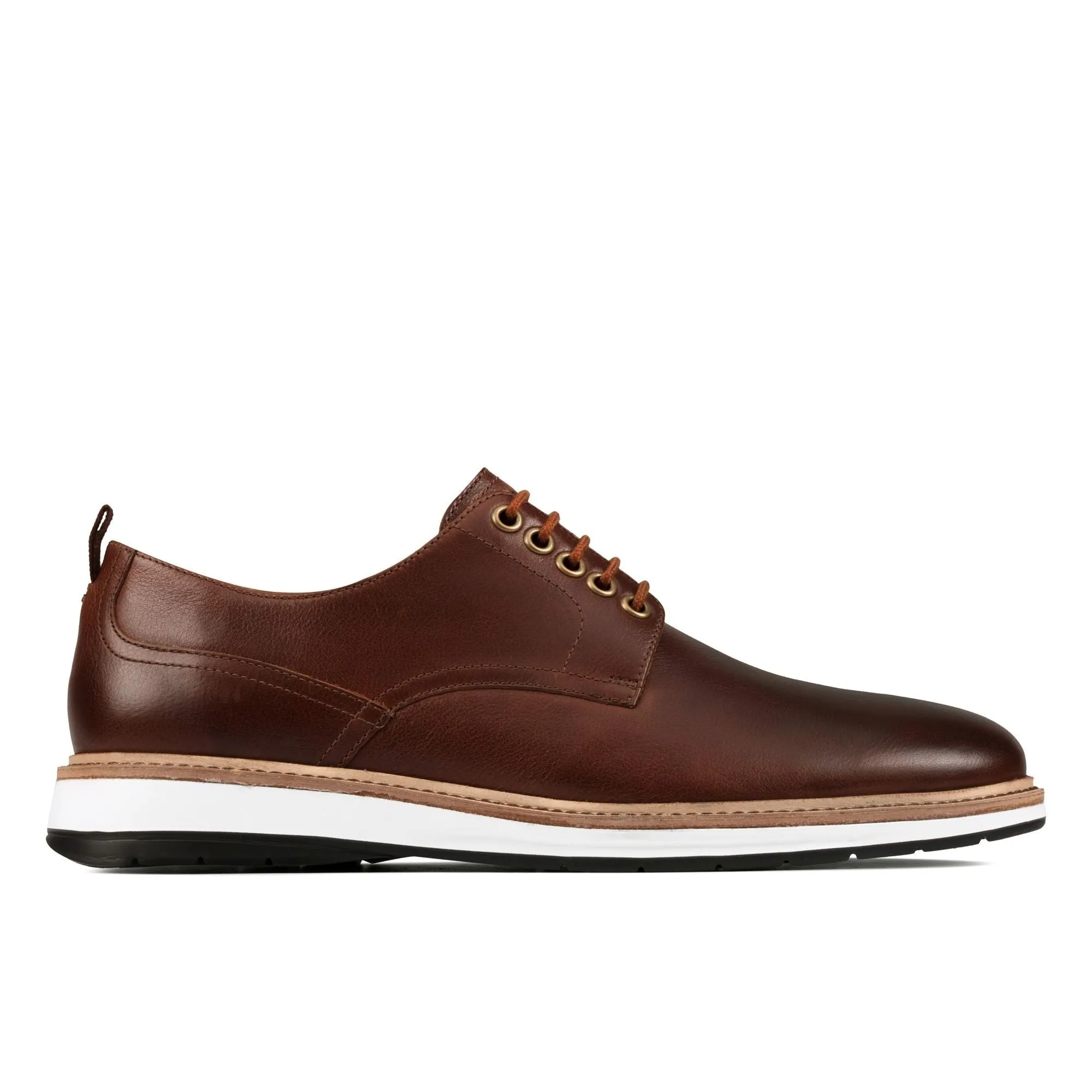 Clarks Chantry Walk Dark Tan Leather