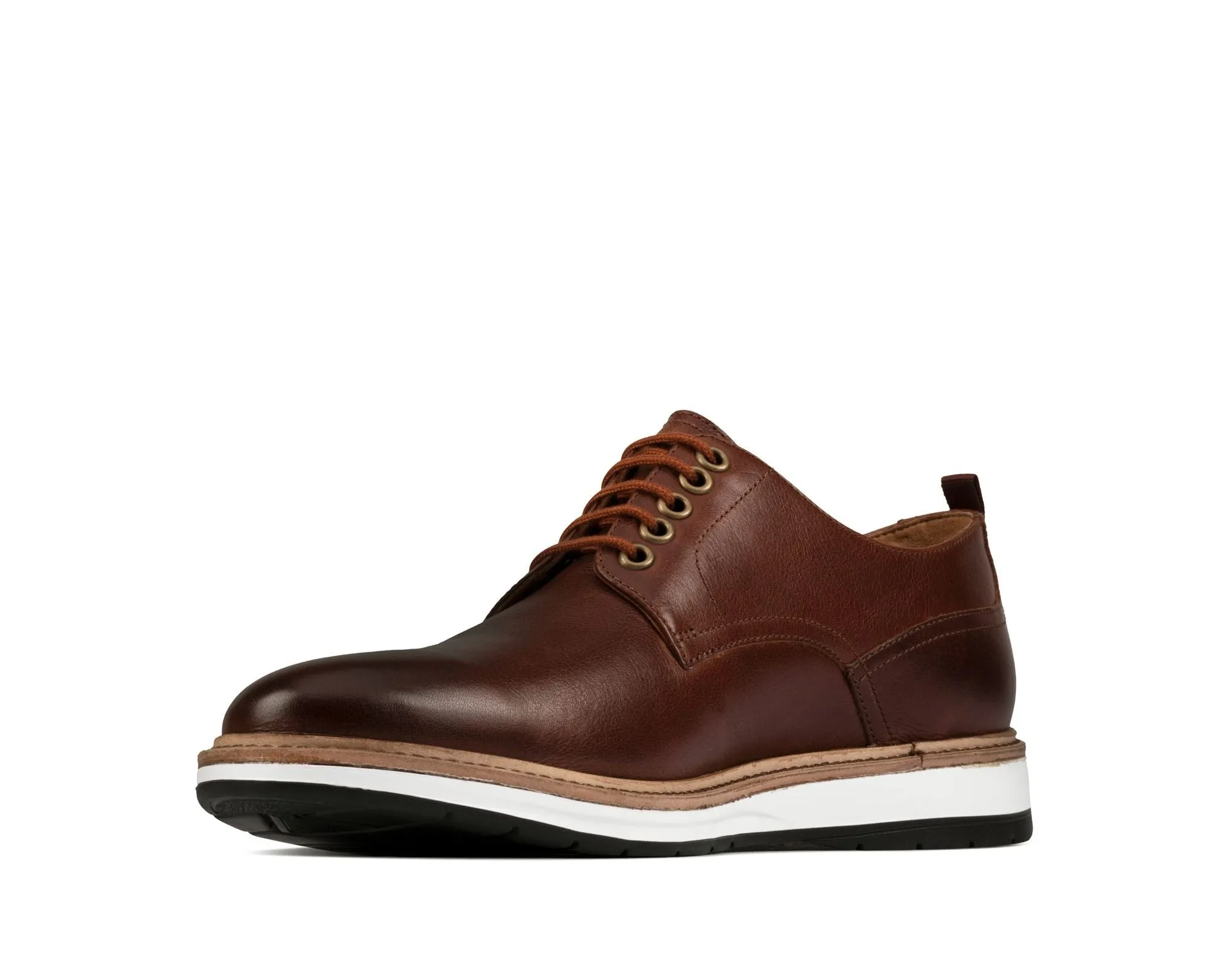 Clarks Chantry Walk Dark Tan Leather