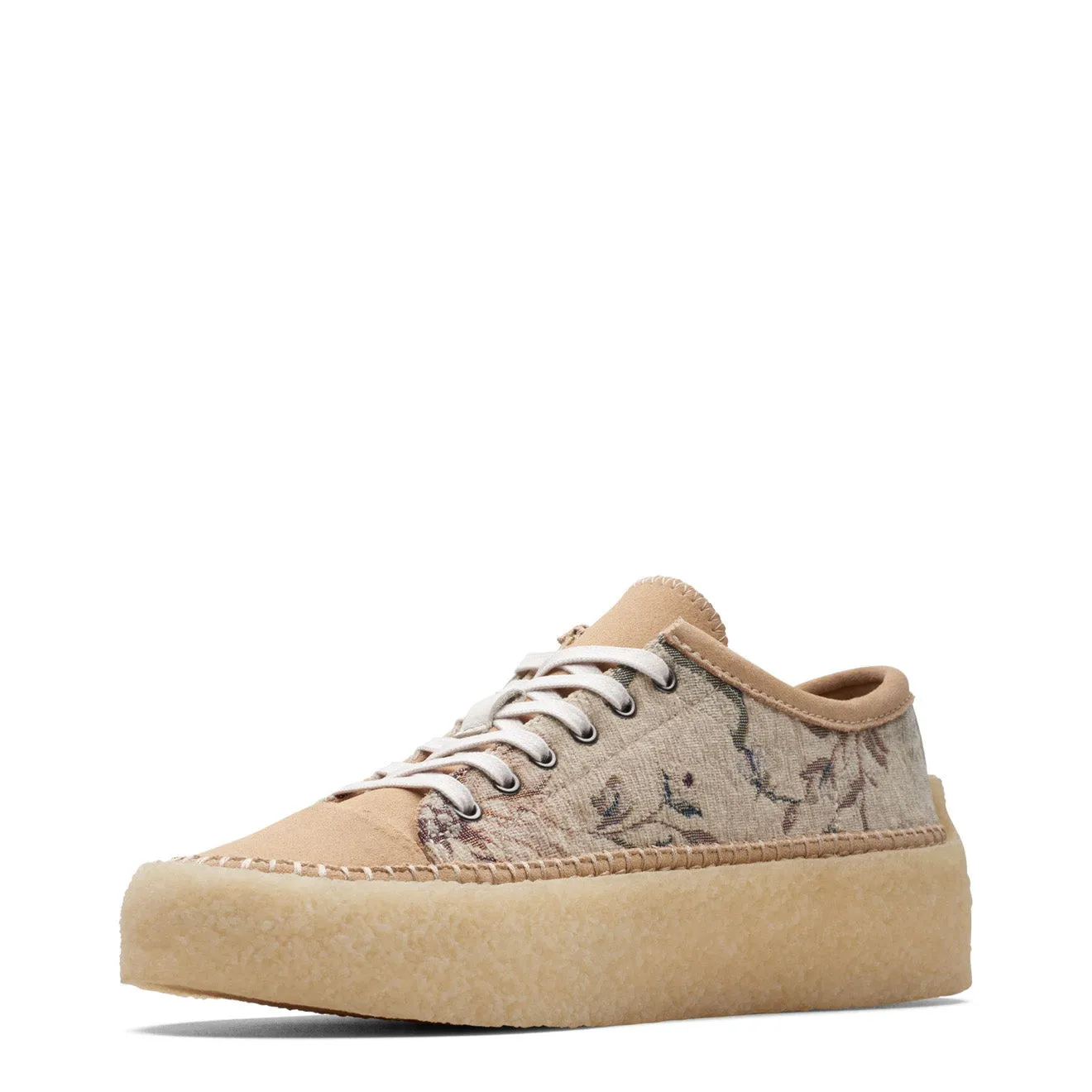 Clarks Originals Caravan Low Tan Floral Txt