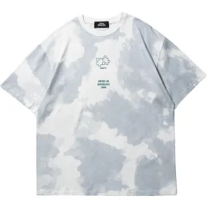 Cloud Print Senseless T-Shirt