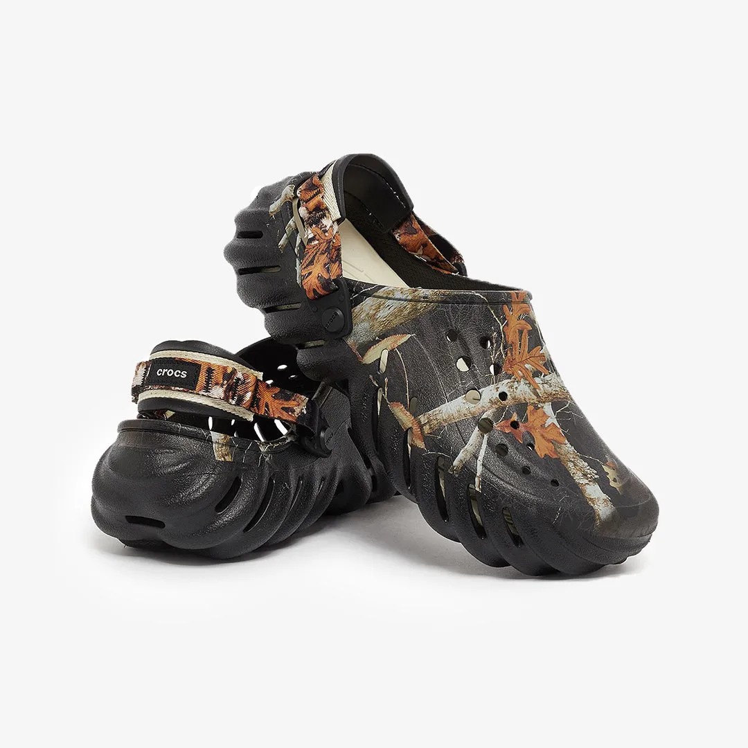 Crocs | CROCS ECHO CLOG REALTREE EDGE  { BLACK