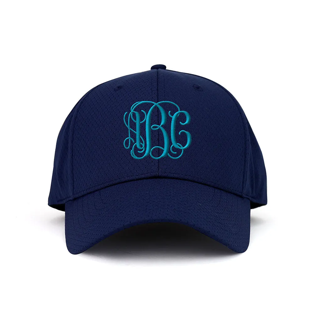 Customized Monogram Athletic Dry Mesh Cap