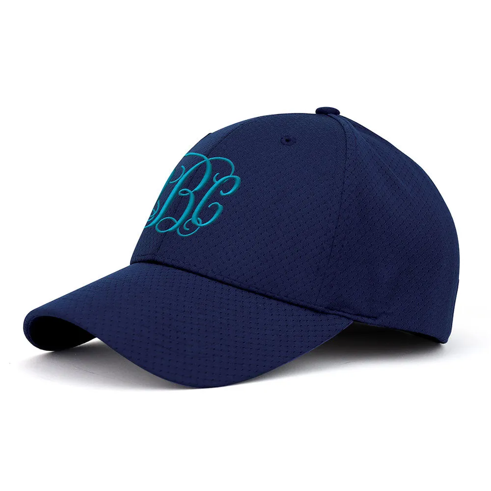 Customized Monogram Athletic Dry Mesh Cap