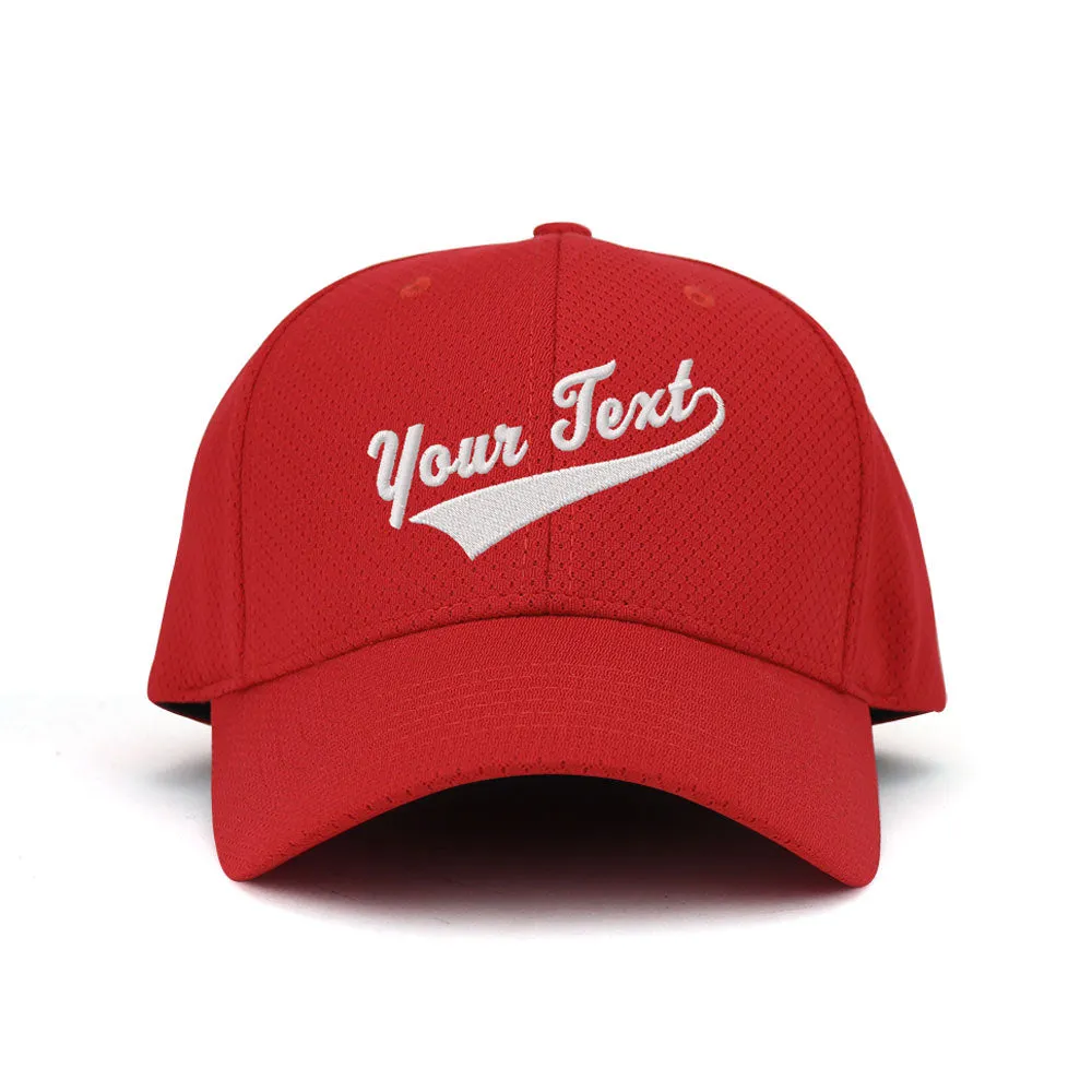 Customized Swoosh and Tail Athletic Dry Mesh Cap