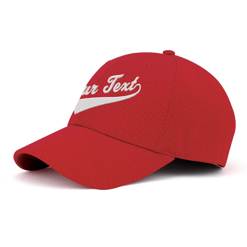 Customized Swoosh and Tail Athletic Dry Mesh Cap