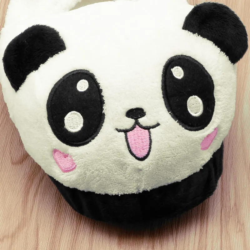 Cute Funny Panda Eyes Soft Slippers