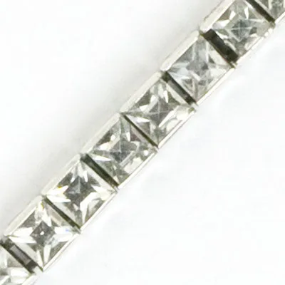 Diamanté & Sterling Line Bracelet by Otis