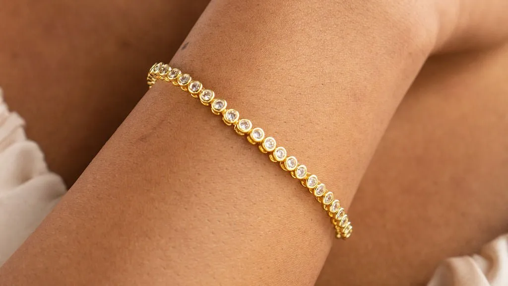 Diamond Tennis Bracelet  (Links)