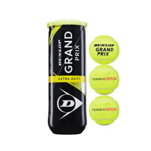 Dunlop Grand Prix Extra Duty Tennis Ball Tennis Giant Edition - Individual Can (3 Balls)