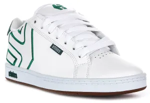 Etnies Fader In White Green For Men