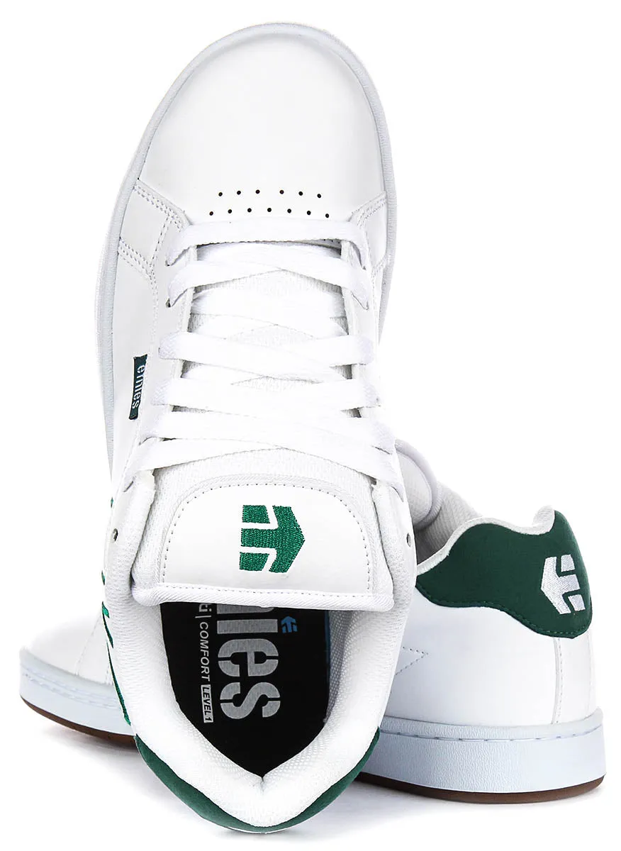 Etnies Fader In White Green For Men