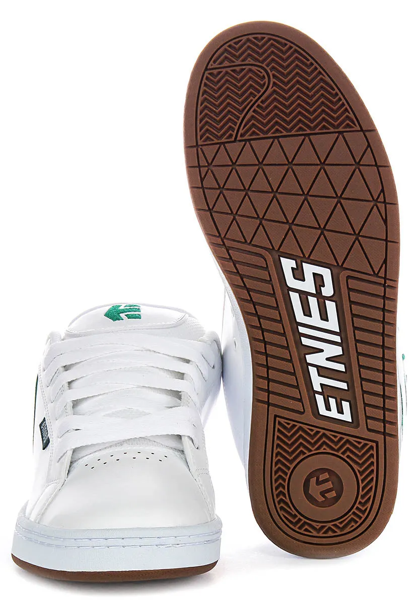 Etnies Fader In White Green For Men