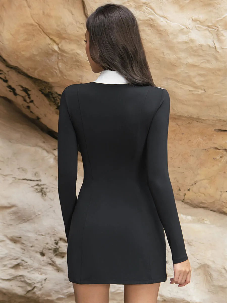 Flattering Long-Sleeve Athletic Dress