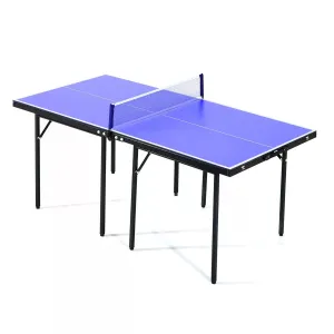 Foldable 5ft Mini Compact Table Tennis Table