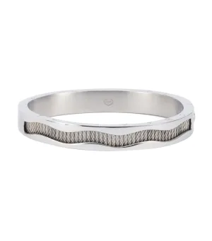 Forever Waves Bangle Gray