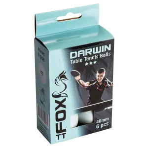 Fox TT Darwin 3 Star Table Tennis Balls | 6-Pack