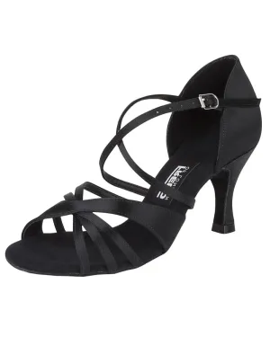 Freed Of London Sylvia 4 Strip Vamp 2.5" Latin Ballroom Shoes - Womens