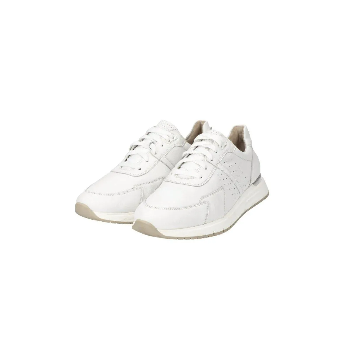 Gabor Laceup Lifestyle Sport Shoes Leather White Colour For Men