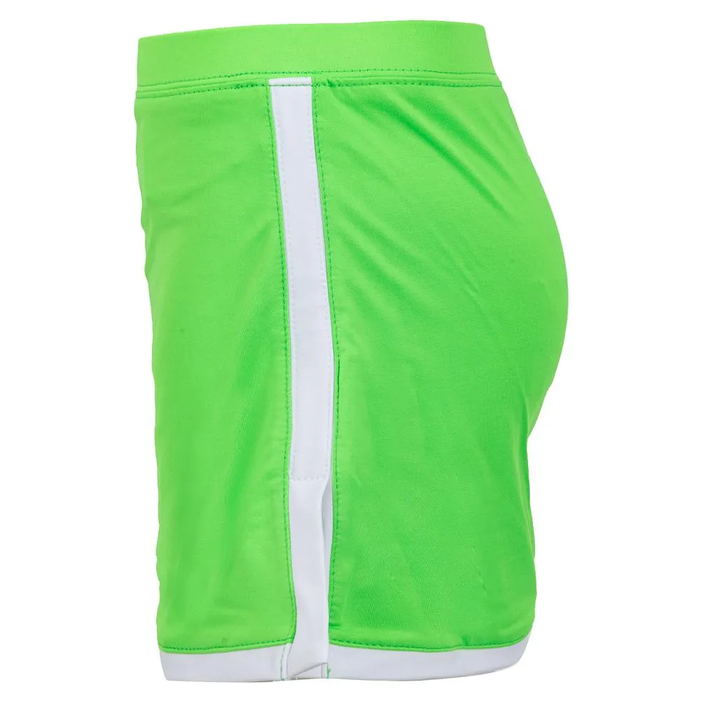 Girls' Border Tennis Skort Green and White Trim