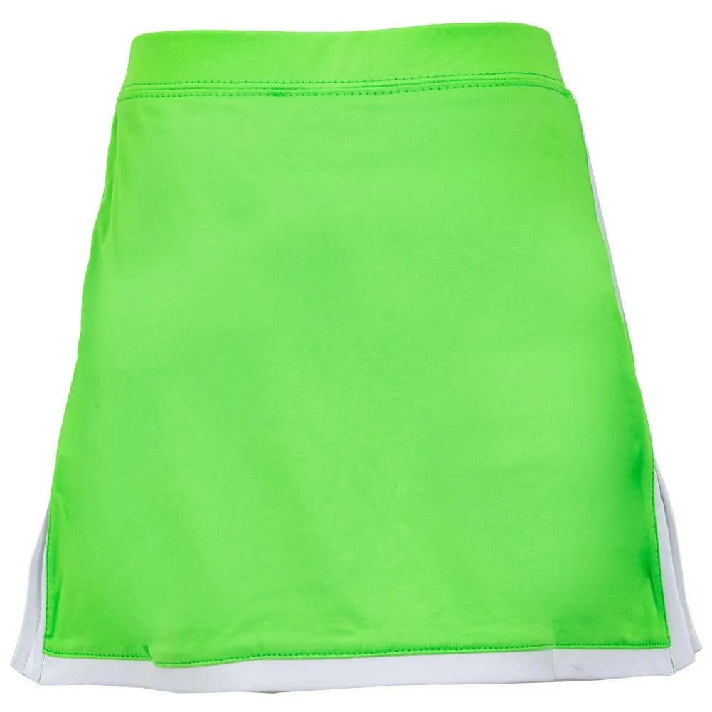 Girls' Border Tennis Skort Green and White Trim