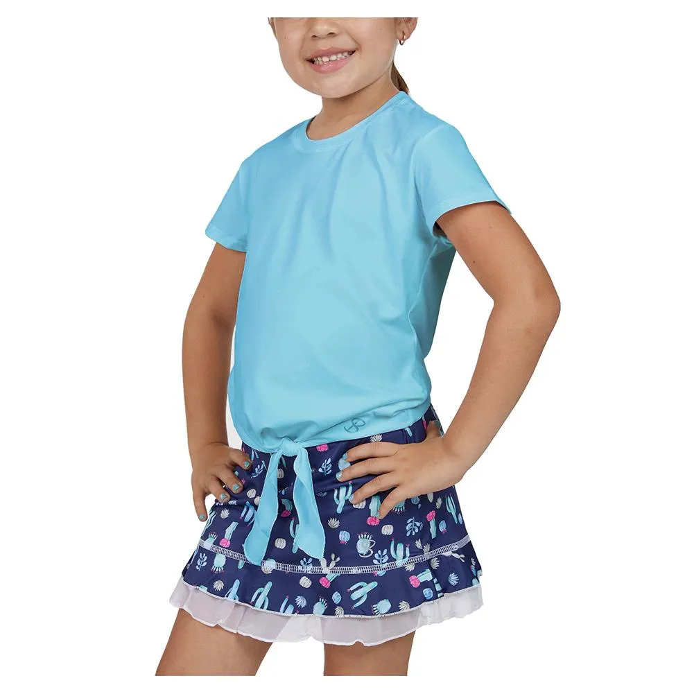 Girls' UV Colors Short Sleeve Tie Tennis Top Babyboy