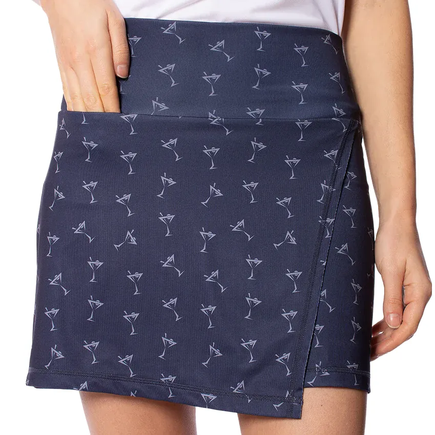 Golftini Skort Asymmetrical Navy