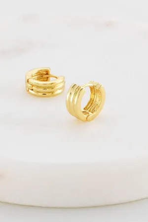 Grace Huggie Earring - Gold