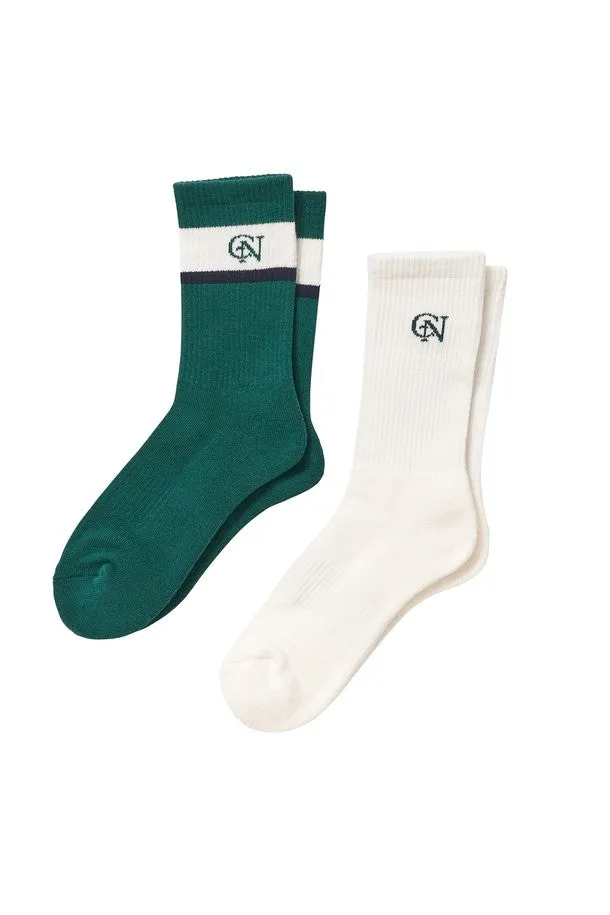 GREENICH LOGO Sports Socks_Set