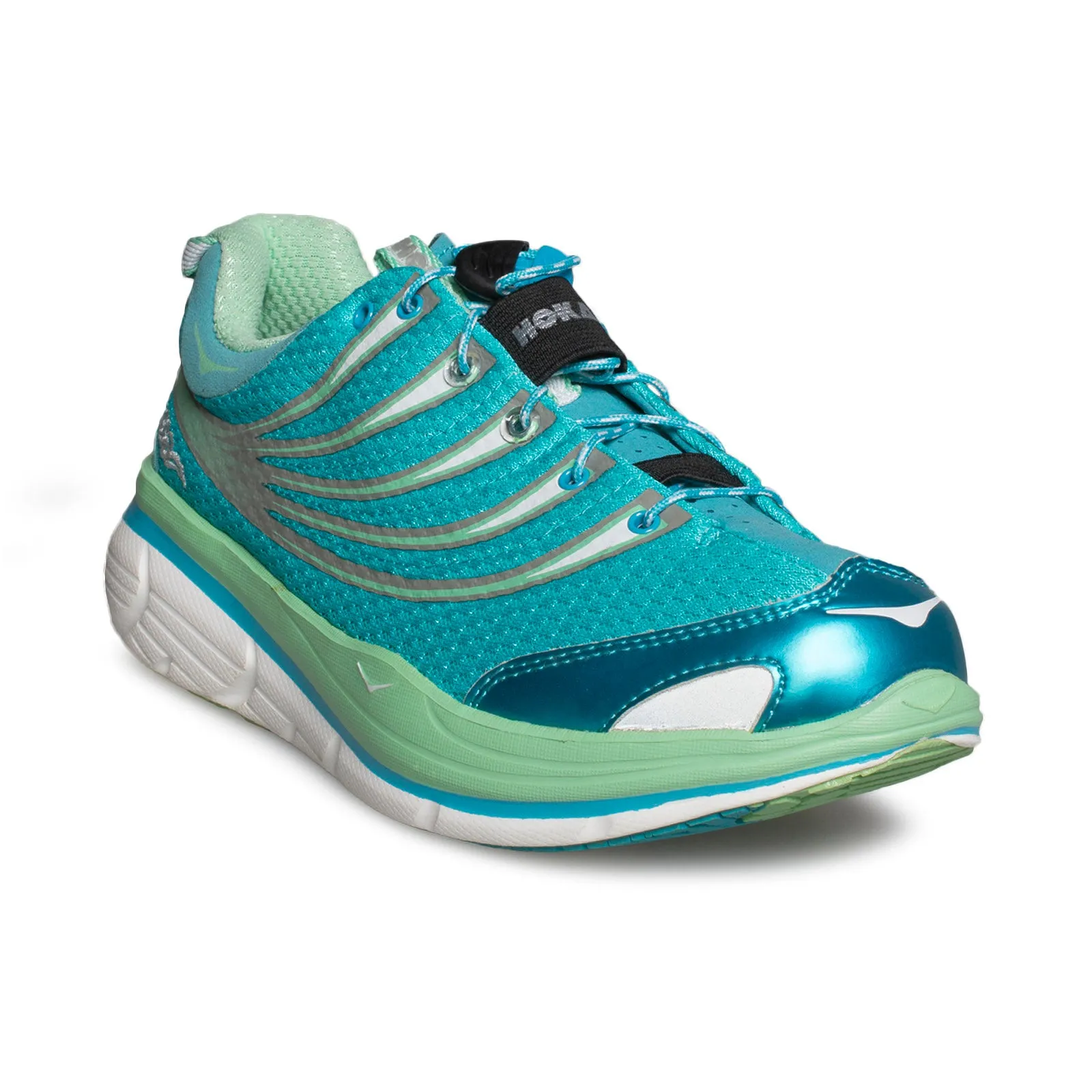 HOKA Kailua Tarmac Aqua / Green / White Shoes - Women's