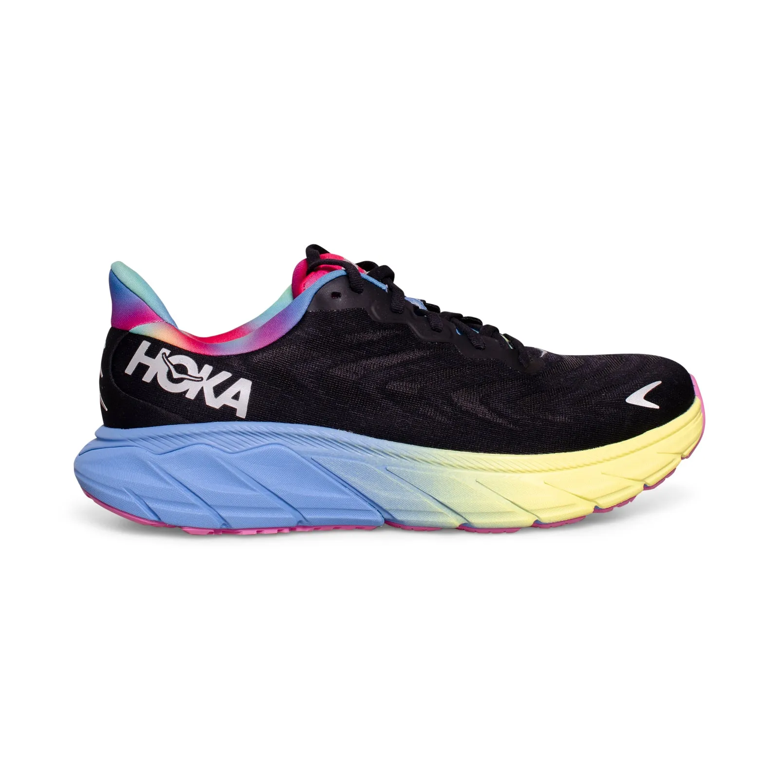 Hoka One One Arahi 6 Black / Silver Running Shoes - Men's