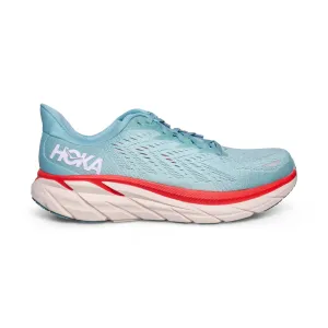 Hoka One One Clifton 8 Aquarelle / Eggshell Blue Running Shoes - Women's