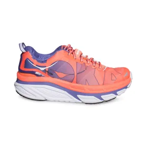 HOKA Valor Neon Coral / Corsican Blue Running Shoes - Women's