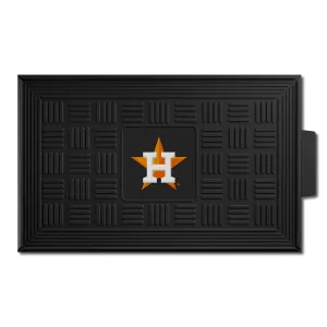 Houston Astros Heavy Duty Vinyl Medallion Door Mat - 19.5in. x 31in.