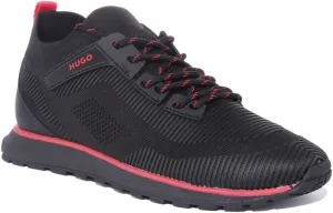 Hugo Icelin Run In Black Red For Men