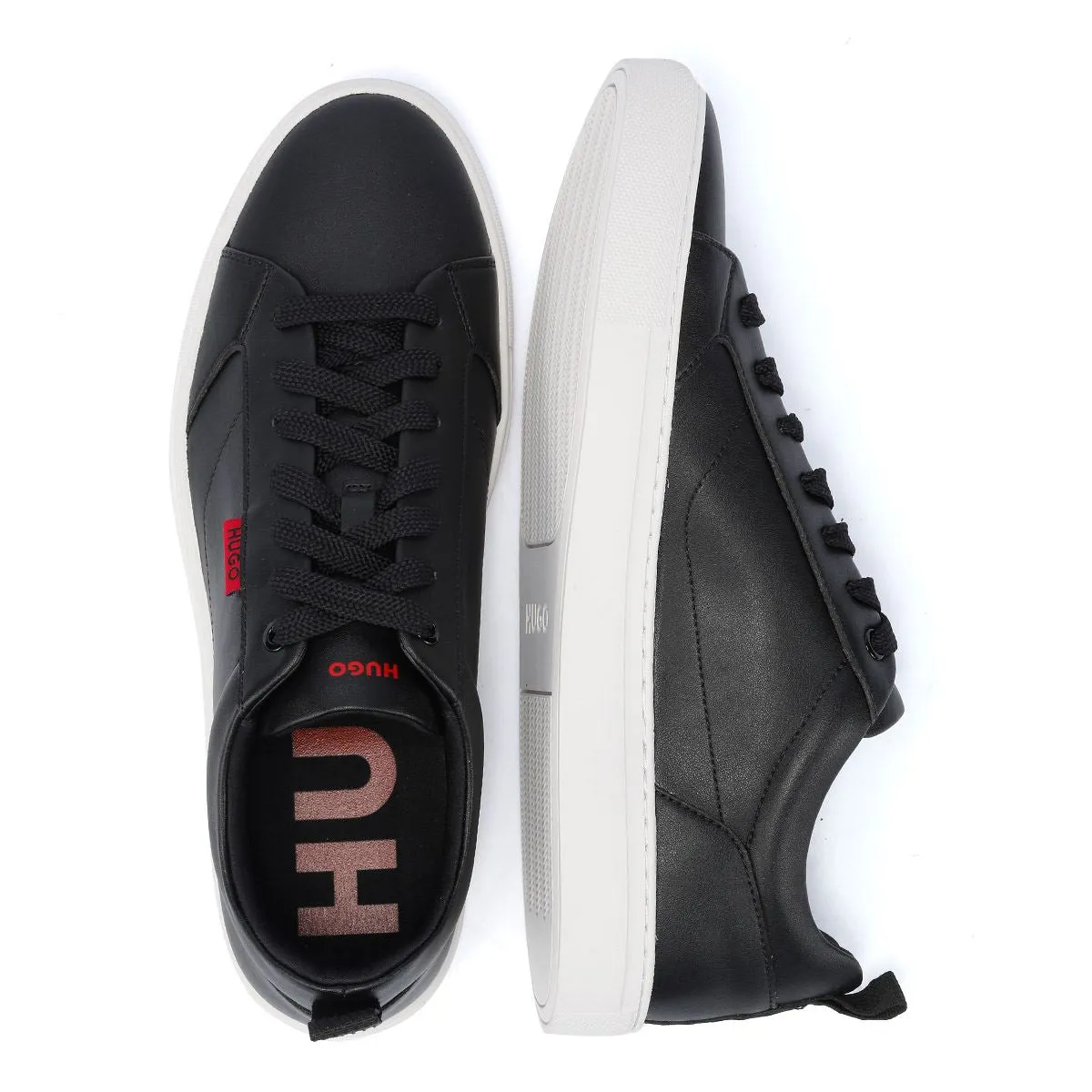 Hugo Morrie Tennis Men's Black Trainers