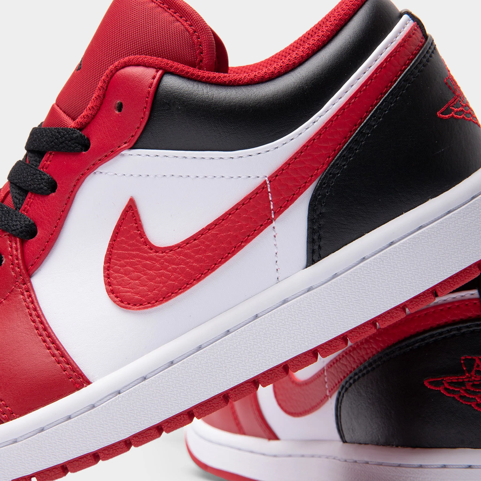 Jordan 1 Low White / Gym Red / Black