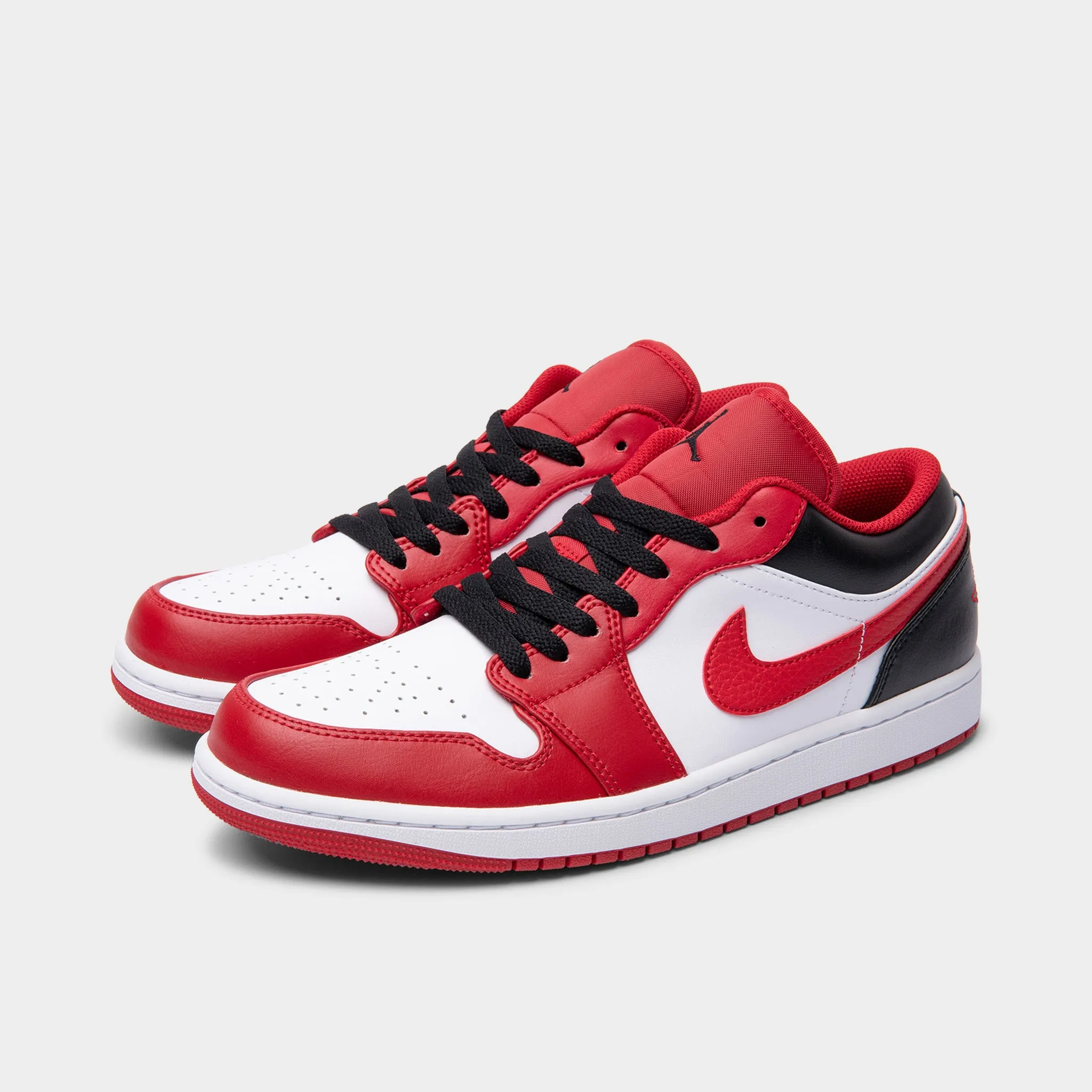 Jordan 1 Low White / Gym Red / Black