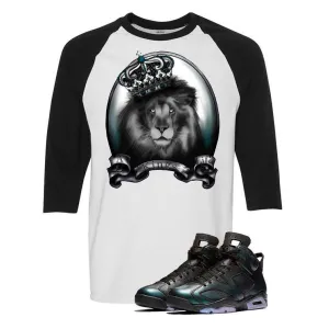 Jordan 6 All-Star White And Black Baseball T's (A Kings Life)