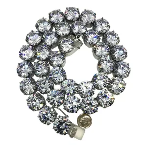 Jumbo 20MM CZ Bling Tennis Chain No Fade