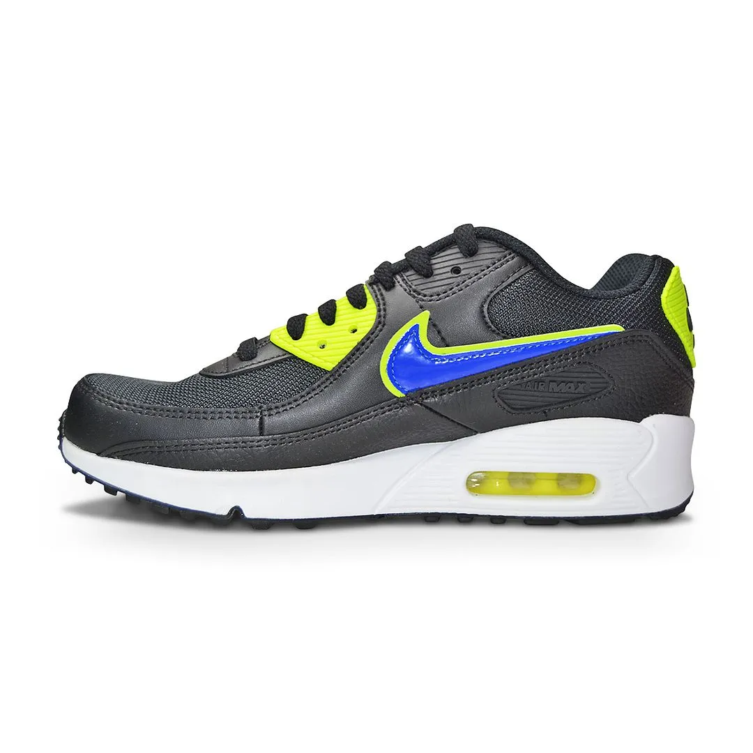 Juniors Nike Air Max 90 GS - DA4670 001 - Black Racer Blue