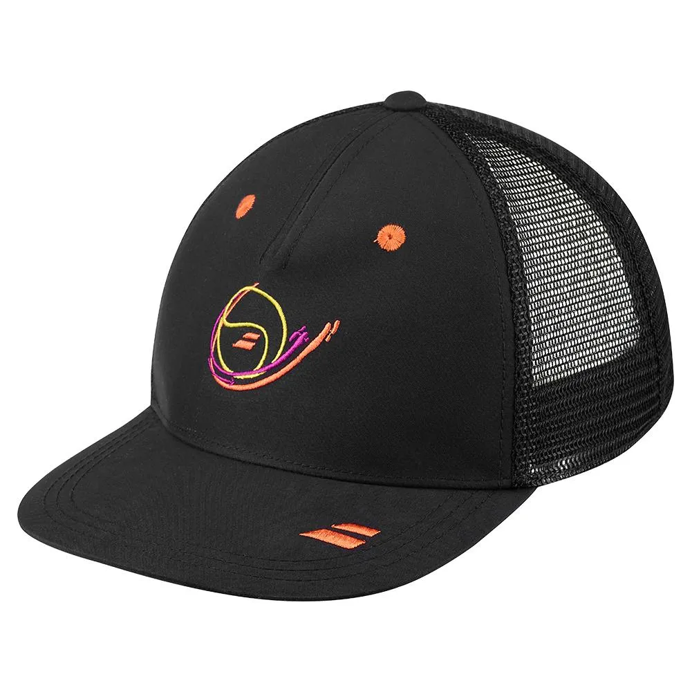 Juniors` Rafa Trucker Tennis Cap Black