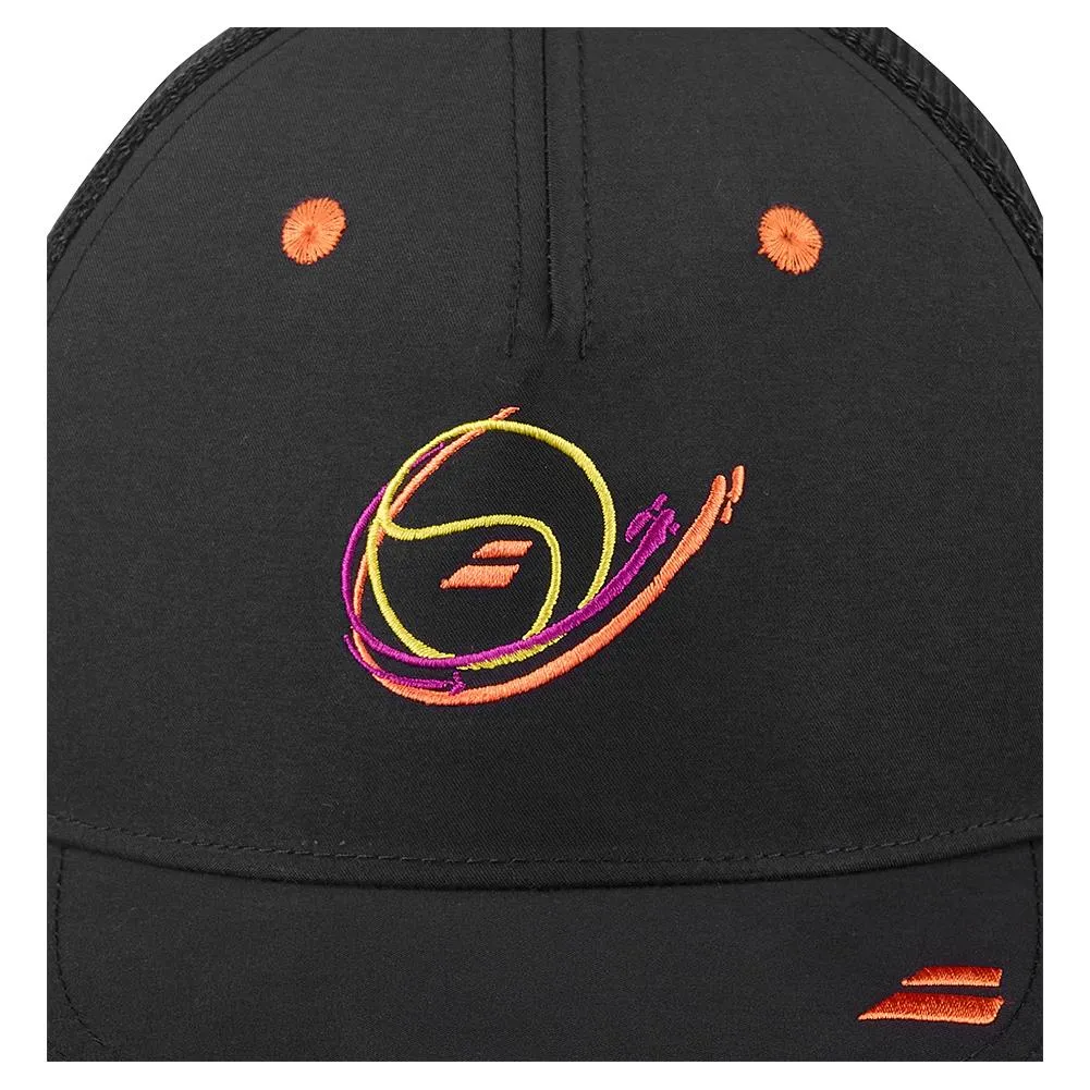 Juniors` Rafa Trucker Tennis Cap Black