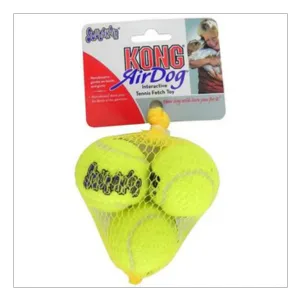 KONG AirDog Squeakair Balls Packs Dog Toy 3pk X-Small