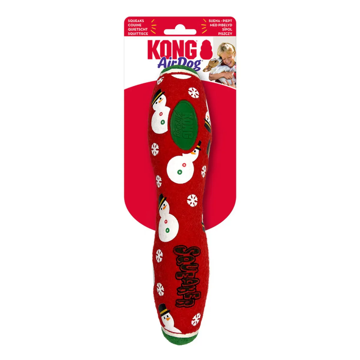 KONG Holiday AirDog Squeaker Stick - Large