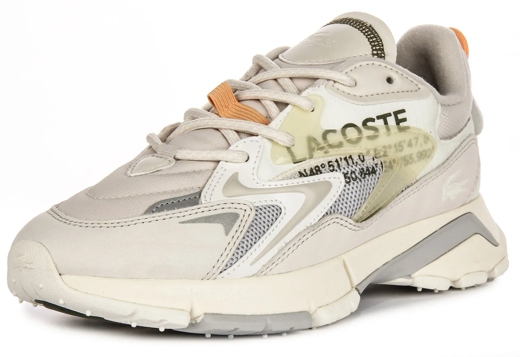 Lacoste Loo3 Neo Tech In Off White For Men