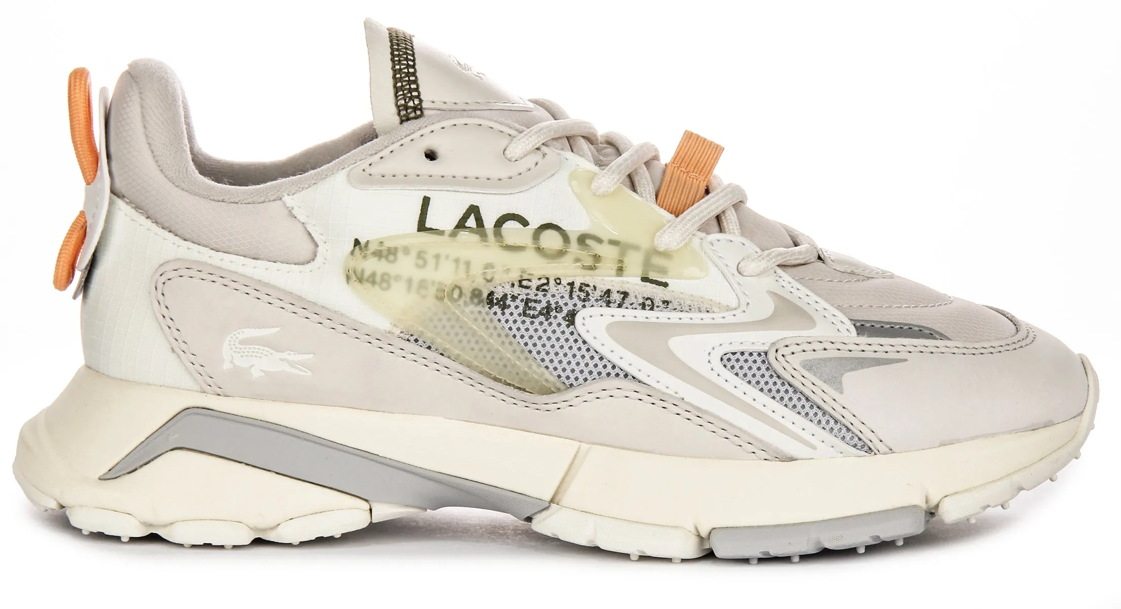 Lacoste Loo3 Neo Tech In Off White For Men