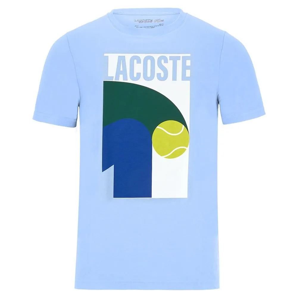 Lacoste SPORT Men's Breathable Graphic Print T-shirt