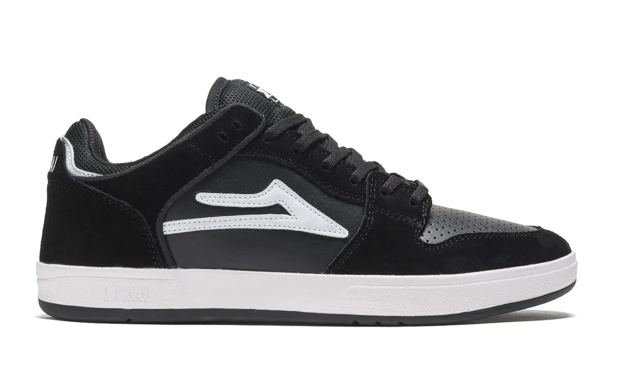 Lakai Telford Low Black/White Suede