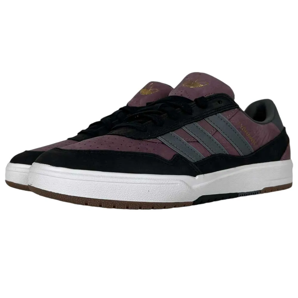 Lavandar Gray Black Tyshawn 2 II Adidas Skateboarding Leather Suede Shoes