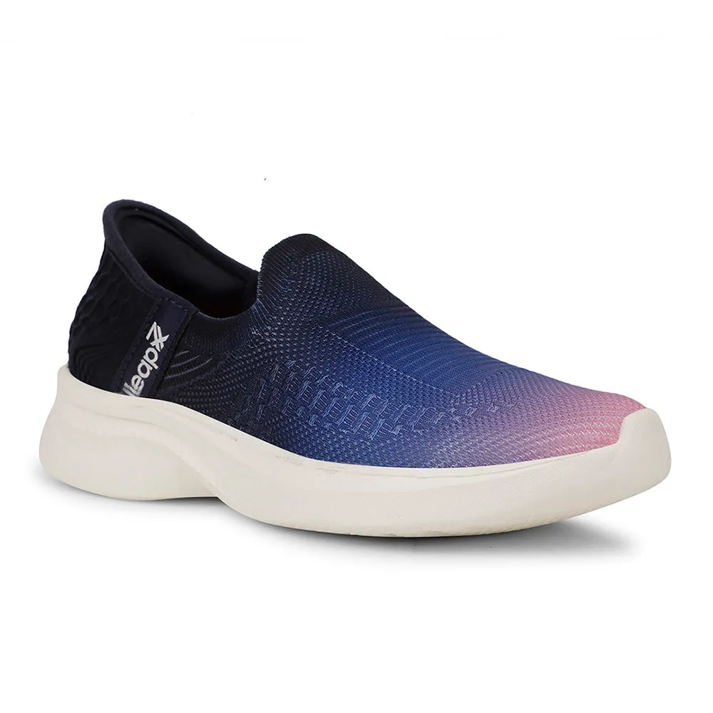 Leap7x Sports Navy Blue Walking Shoes For Women EAZY-W4 By Liberty